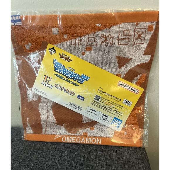 Digimon Adventure Omegamon Ichiban Kuji E Prize Hand Towel Brand New US Seller - Picture 2 of 3